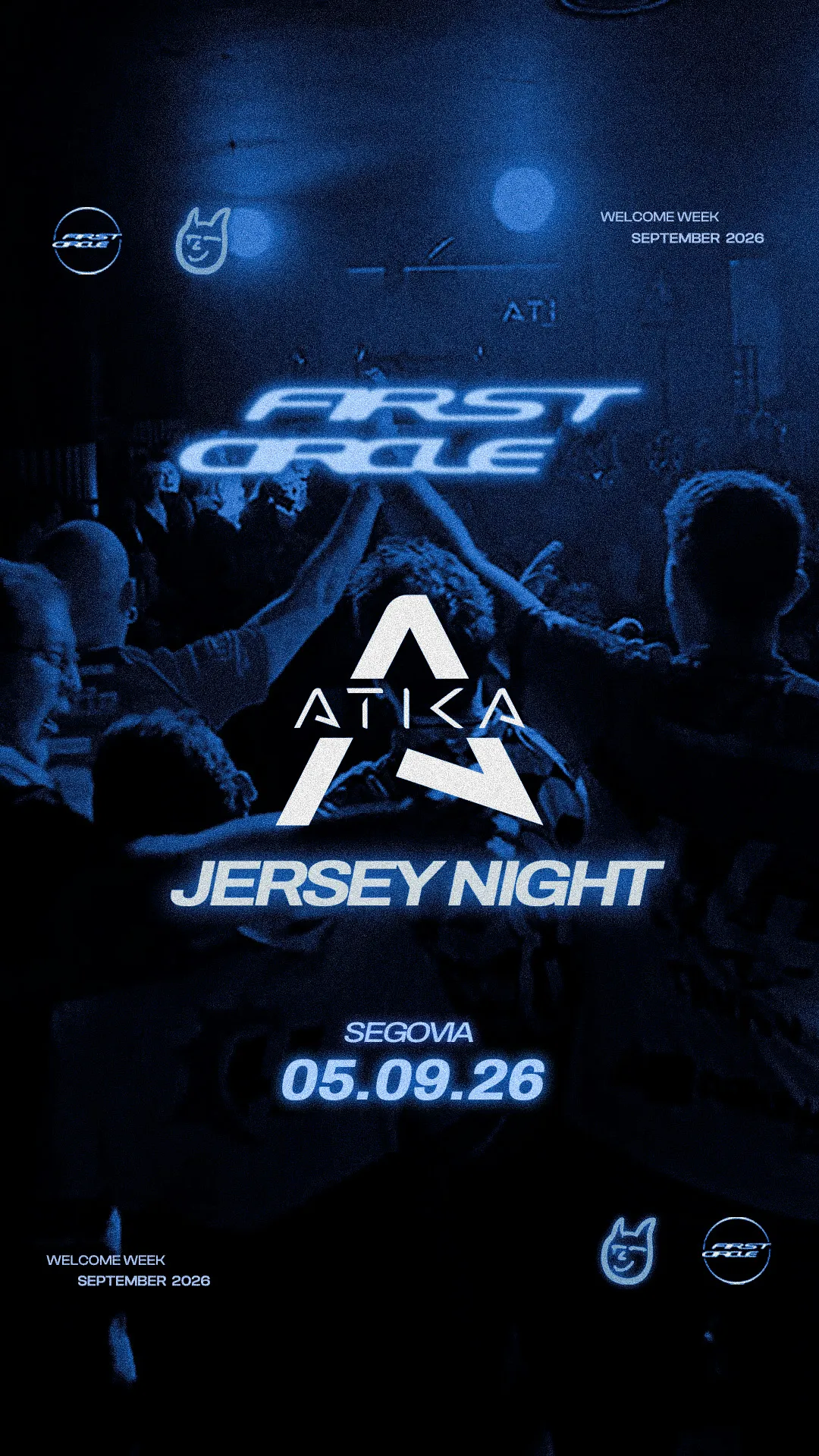 JERSEY NIGHT — No Hablo Español event flyer in segovia